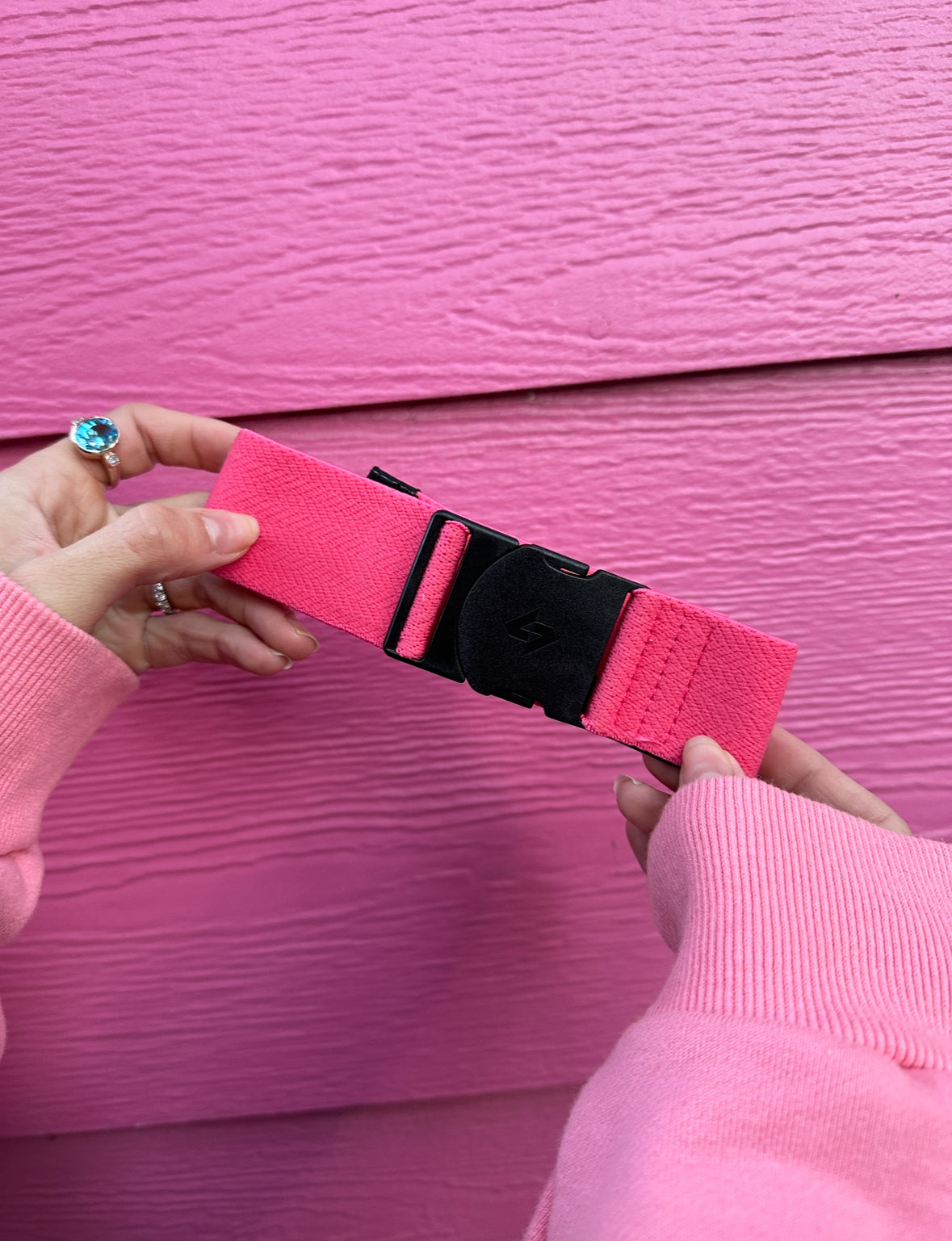 Hot Pink Small Bib Belt